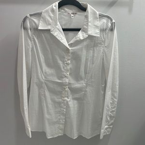 Guess White Button Down Shirt